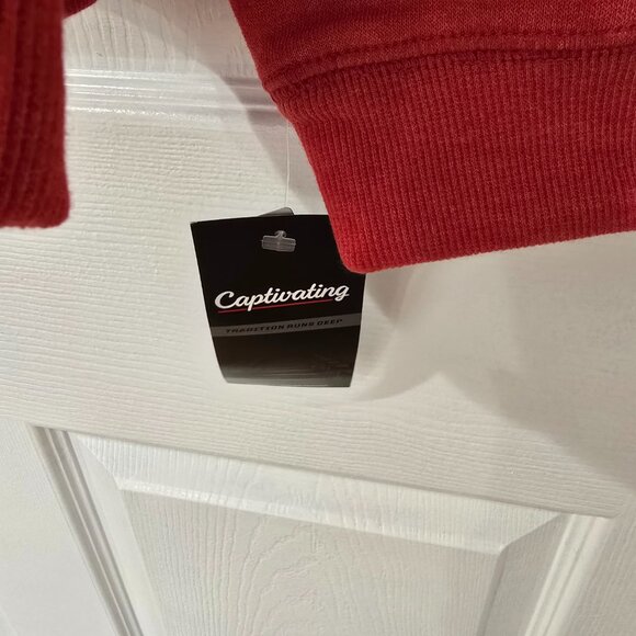 Louisville Cardinals Men's Captivating Pullover Sweatshirt Red Sz 2XL NWT - Picture 4 of 8